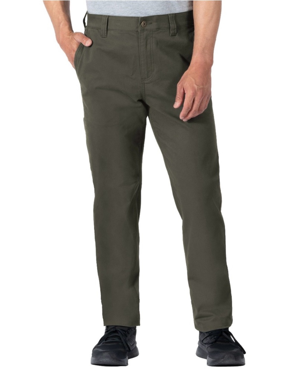 NWT Men's Olive Straight-Fit Chino Pants Size 30